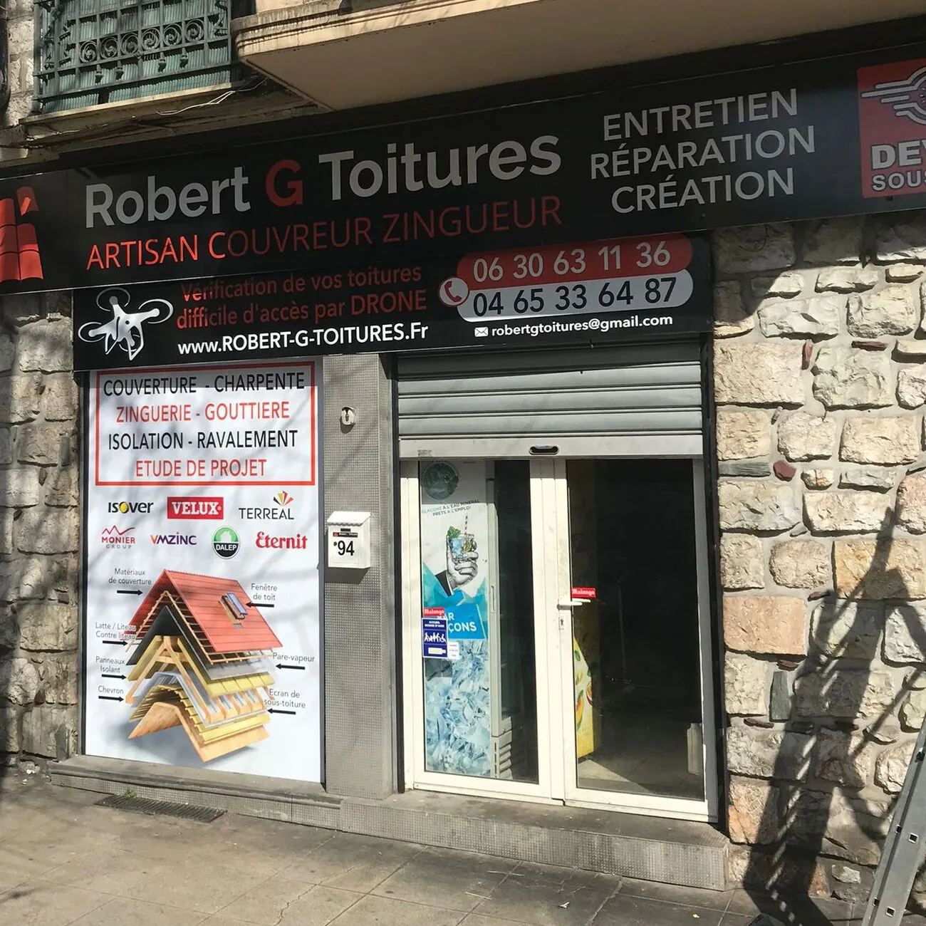 Boutique Robert G Toitures à Nice